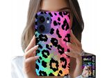 Custodia Per Oppo Find X5 Lite - Vetro Posteriore Colorato Rainbow Panther