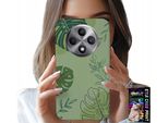 Custodia Per Oppo Reno12 F / 12Fs 5G - Foglia Verde Motivi Vegetali Plecki
