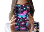 Custodia Per Oppo Find X5 Lite - Custodia Con Motivi Alla Moda A Forma Di Cuore Di Farfalla Colorato