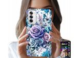 Custodia Per Oppo Reno12 5G - Custodia Con Motivi Floreali E Rose + Lamina