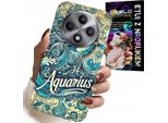 Custodia Per Oppo Reno12 F / 12Fs 5G - Segno Zodiacale, Acquario, Astronomia Plecki
