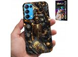 Custodia Per Oppo Reno5 4G 5G - Re Del Poker Dice Ace Designs Per Uomo + Vetro