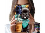 Custodia Per Oppo Find X5 Lite - Bulldog Coffi Love, Girasoli, Custodia Psi