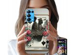 Custodia Per Oppo Reno5 4G 5G - Carte Da Poker King + Vetro