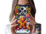 Custodia Per Oppo Reno12 F / 12Fs 5G - Gingerbread, Candy Christmas Patterns + Vetro