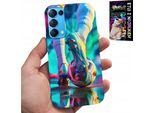 Custodia Per Oppo Reno5 4G 5G - Giocatori Di Calcio + Vetro