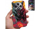Custodia Per Oppo Reno12 F / 12Fs 5G - Wolf Pack Super Patterns + Vetro