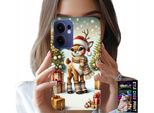 Custodia Per Oppo Find X5 Lite - Renna, Motivi Natalizi + Vetro