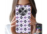 Custodia Per Oppo Reno12 F / 12Fs 5G - Cuori Alla Moda Cocard + Vetro