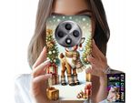Custodia Per Oppo Reno12 F / 12Fs 5G - Renna, Disegni Natalizi + Vetro
