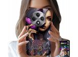 Custodia Per Oppo Reno12 F / 12Fs 5G - Farfalla Rosa Anti-Sociale + Vetro