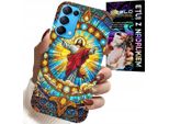 Custodia Per Oppo Reno5 4G 5G - Gesù Cristianesimo Religione + Vetro