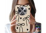Custodia Per Oppo Reno12 F / 12Fs 5G - Cocards Nastro Beige Motivi Alla Moda