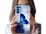 Custodia Per Oppo Find X3 Lite - Farfalla Blu, Farfalla, Disegni Femminili