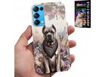 Custodia Per Oppo Reno5 4G 5G - Cover Con Motivi Di Razze Canine + Foglio Di Alluminio