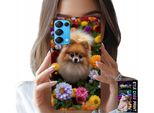 Custodia Per Oppo Reno5 4G 5G - Cane Carino, Custodia Pomerania + Vetro