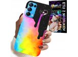 Custodia Per Oppo Find X3 Lite - Modelli Colorati Arcobaleno, Paint + Foil