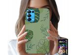 Custodia Per Oppo Reno5 4G 5G - Foglia Verde Motivi Vegetali Plecki