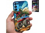 Custodia Per Oppo Reno5 4G 5G -Dinosauro In Monstertruck Designs Per Bambini
