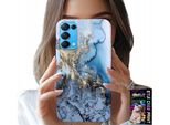 Custodia Per Oppo Reno5 4G 5G - Modelli Da Donna Marmorizzati + Vetro