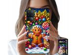 Custodia Per Oppo F19 Pro - Pan Di Zenzero, Motivi Natalizi + Vetro