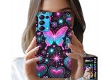 Custodia Per Oppo Find X3 Lite - Custodia Con Motivi Alla Moda A Forma Di Cuore Di Farfalla Colorato