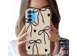 Custodia Per Oppo Find X3 Lite - Nastro Beige Cocards Modelli Alla Moda