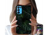 Custodia Per Oppo Reno5 4G 5G - Modelli Eleganti Di Foglie Alla Moda Sulla Custodia