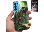 Custodia Per Oppo Reno5 4G 5G - Custodia Dinosauro Tirannosauro + Vetro