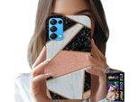 Custodia Per Oppo Find X3 Lite - Elegante Design Alla Moda Custodia + Vetro