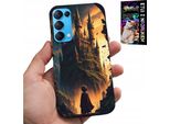 Custodia Per Oppo Reno5 4G 5G - Custodia Per Il Fan Del Castello Della Bacchetta Magica