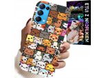 Custodia Per Oppo Find X3 Lite - Cute Cat Backs, Gatti, Custodia