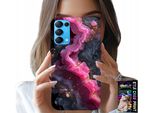 Custodia Per Oppo Reno5 4G 5G - Retro In Marmo Rosa, Design Alla Moda