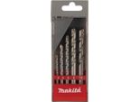 Set Di 5 Punte Da Trapano Per Muratura Makita Da 4, 5 ,6, 8, 10 Mm In Pietra - 5 Pezzi - 4-10 Mm