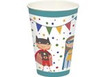Bicchiere Di Carta Papstar "Superhero"" 0,2 L"