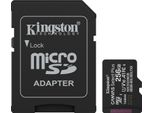Kingston Technology 256GB Microsdxc Canvas Select Plus Gen3 150Mb/S A1 Card + Adapter