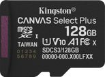 Kingston SDCS3/128GBSP Scheda Sd Microsd 128GB Kingston Sdxc Canvas+ Gen3 O.Adapter Al Dettaglio