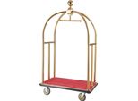 Carrello Portabagagli Per Hotel 500Kg - 1080X640X1860Mm Carrello Portabagagli - Carrello Per Hotel Color Oro