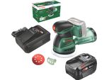 Levigatrice Orbitale A Batteria Bosch Universalorbit 18V-20 18 V 125 Mm + 1X Batteria 4,0 Ah + Caricabatteria