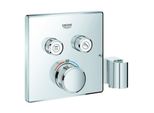 Grohe Grohtherm Smartcontrol Thermostat Avec Deux Vannes D'arrêT, Support De Douche IntéGré, 29125000, 29125000