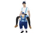 Smiffys - Costume Da Cavalluccio - Uomo/Donna Unisex SM2620 (Taglia Unica) (Blu)