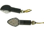 Set Di Indicatori M10 Led Nero Diamante Vetro Trasparente