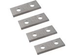 Inserto In Metallo Duro 35° | 80X13X2,2Mm A=60Mm |10 Pezzi | Molto Adatto Per Mdf, Pannelli Truciolari, Legno Duro | Adatto Per Legno Tenero | Per Utensili Ad Inserto | Frese Per Scanalatura