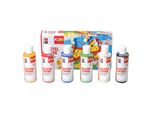 Marabu 304000000001 Vernice Artigianale Marabu Kids, 80 Ml, Set Di 6 Pezzi