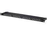 Helos - Patch Panel - RJ-45 X 24 - Schwarz, Ral 9005 - 0.5U - 48.3 Cm (19")"