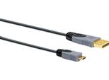 Schwaiger Usb 2.0 A/Usb 2.0 Micro-B 2M - Cavo Usb (2 M, Usb A, Micro-Usb B, 2.0, Connettore Maschio, Nero, Grigio)