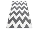 Tappeto Sketch - FA66 Grigio/Bianco - Zigzag Grigio 180X270 Cm