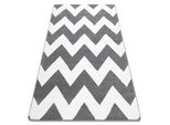 Tappeto Sketch - FA66 Grigio/Bianco - Zigzag Grigio 160X220 Cm