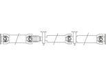 Albero Cardanico Spidan Per MERCEDES-BENZ Vito / Mixto Viano Sprinter 3-T