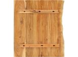 Vidaxl Piano Bagno In Legno Massiccio Di Acacia 80X52X3,8 Cm